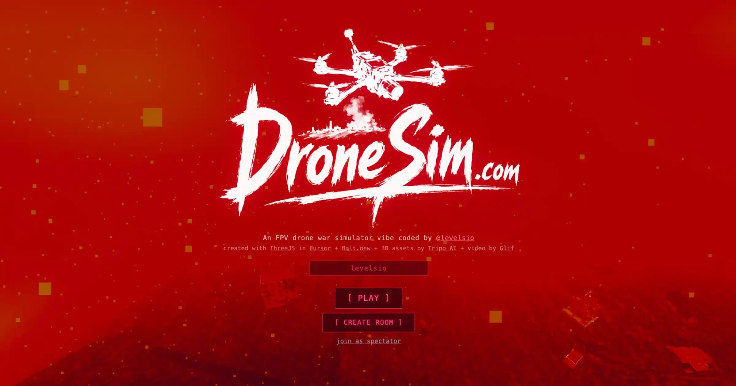 DroneSim — FPV drone war simulator