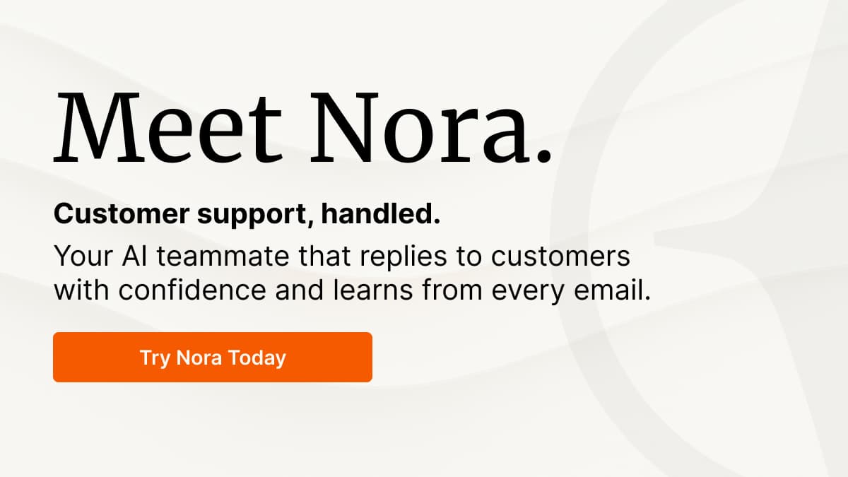Nora — AI customer service agent